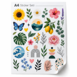 A4 Sticker Seti